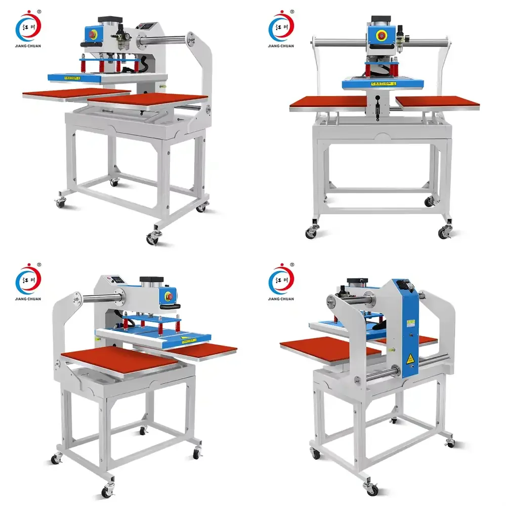 Industrial Quality Pneumatic T Shirt shoes mouse pad Heat Transfer Press Printing Machine dual station
Industrial Quality Pneumatic T Shirt shoes mouse pad Heat Transfer Press Printing Machine dual station