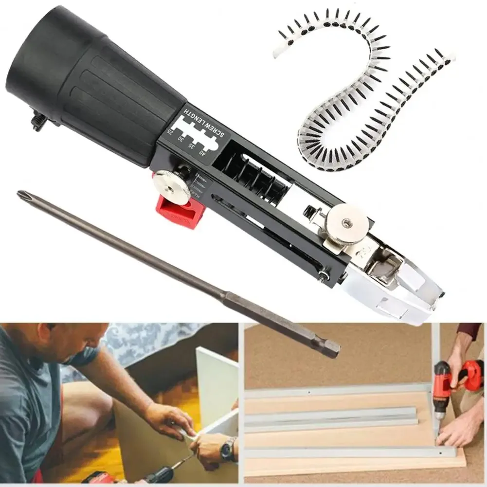 Головка пистолета для винтового ремня с цепной ремней — электрическая саморезная насадка для деревообработки и гипсокартона, пистолет для подачи тяговых гвоздей/гранных винтов
Головка пистолета для винтового ремня с цепной ремней — электрическая саморезная насадка для деревообработки и гипсокартона, пистолет для подачи тяговых гвоздей/гранных винтов