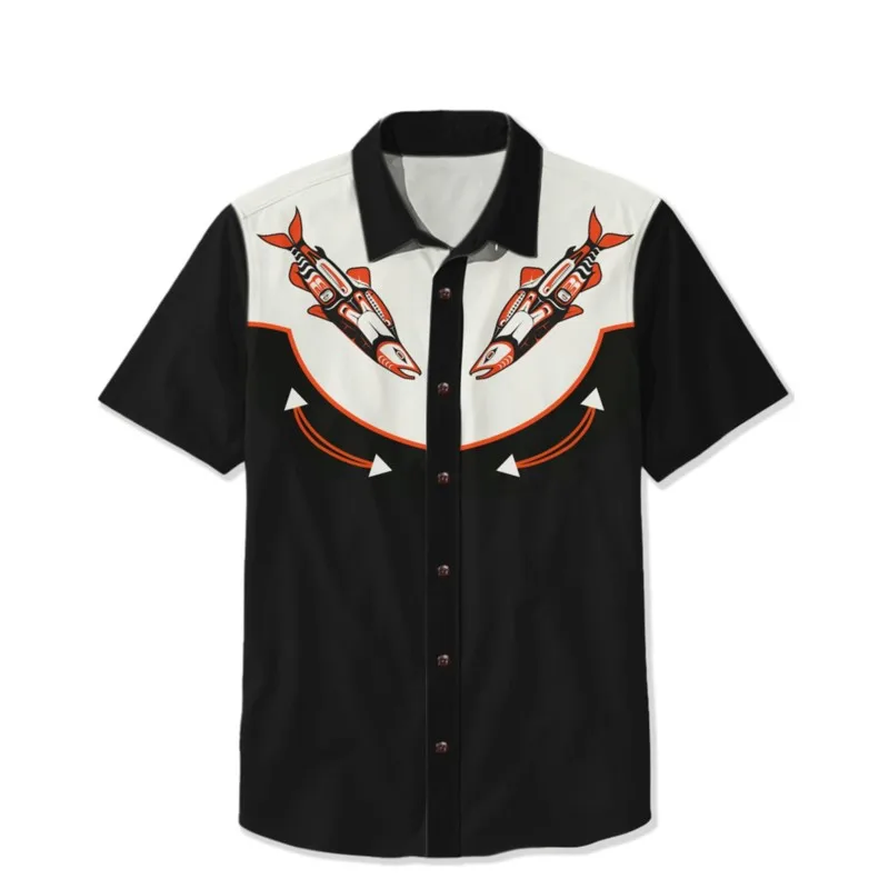Men's Western Cowboy Style Short Sleeve Shirt Comfortable And Breathable Summer Art Button Top High Quality Ropa Y2k Barata
Men's Western Cowboy Style Short Sleeve Shirt Comfortable And Breathable Summer Art Button Top High Quality Ropa Y2k Barata