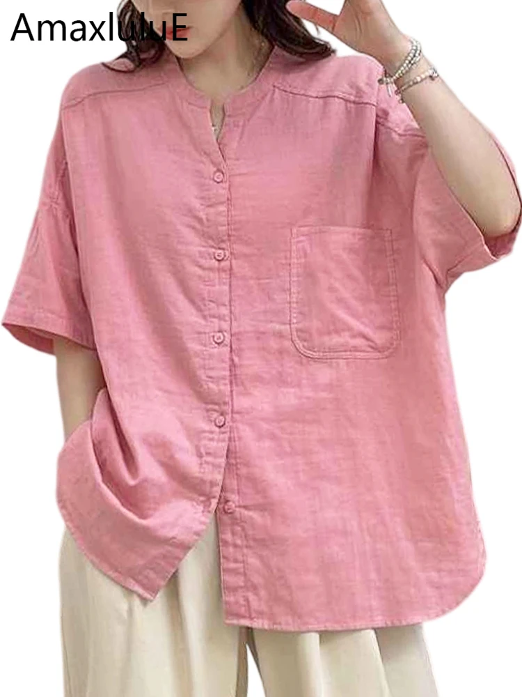 Amax LuluE 2026 Summer Classic Cotton Linen Shirts Ladies Fashion Causal Soild Tops Womens Japanese Design Elegant Loose Blouses
Amax LuluE 2026 Summer Classic Cotton Linen Shirts Ladies Fashion Causal Soild Tops Womens Japanese Design Elegant Loose Blouses