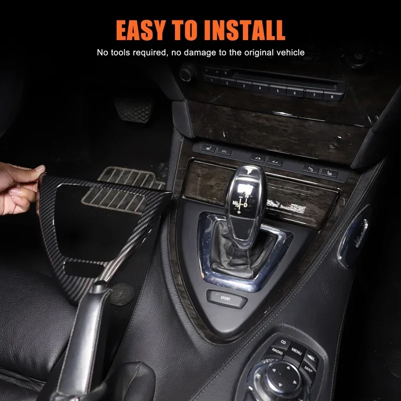 1PCS ABS Carbon Fiber Car Center Control Gear Panel Trim For BMW 6 Series E63 E64 2007-2009 Decorative Cover Accessories
1PCS ABS Carbon Fiber Car Center Control Gear Panel Trim For BMW 6 Series E63 E64 2007-2009 Decorative Cover Accessories