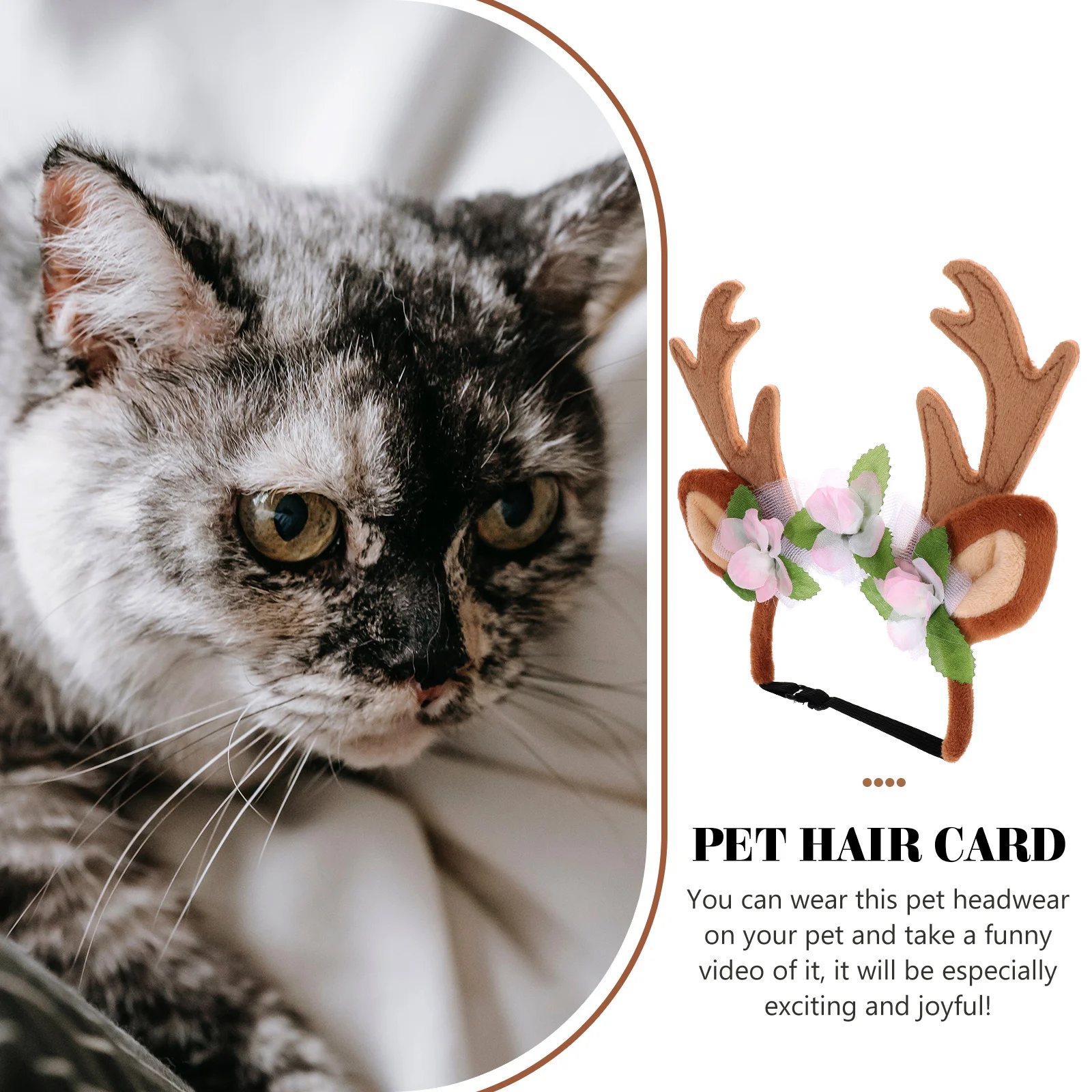 Antler Headband Pet Christmas Bands Costume Headdress Yarn Accessories Wear
Antler Headband Pet Christmas Bands Costume Headdress Yarn Accessories Wear
