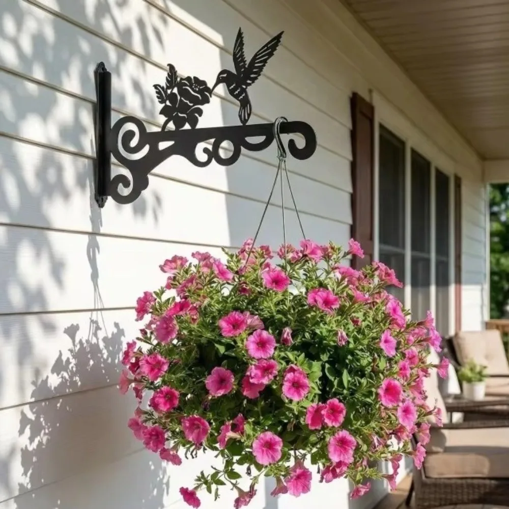 Vintage Metal Plant Hanger Rust-Resistant Heavy-Duty Bird Design Hangers Wall-Mounted Flower Pot Bracket Patio Hanger
Vintage Metal Plant Hanger Rust-Resistant Heavy-Duty Bird Design Hangers Wall-Mounted Flower Pot Bracket Patio Hanger