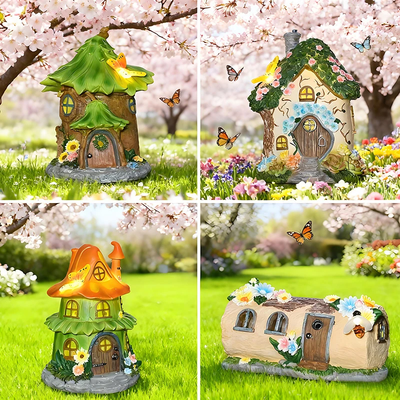Solar Powered Resin Cottage Christmas Outdoor Patio Garden DecorationLEDFairy Tale Atmosphere Creative Night Light Ornament
Solar Powered Resin Cottage Christmas Outdoor Patio Garden DecorationLEDFairy Tale Atmosphere Creative Night Light Ornament