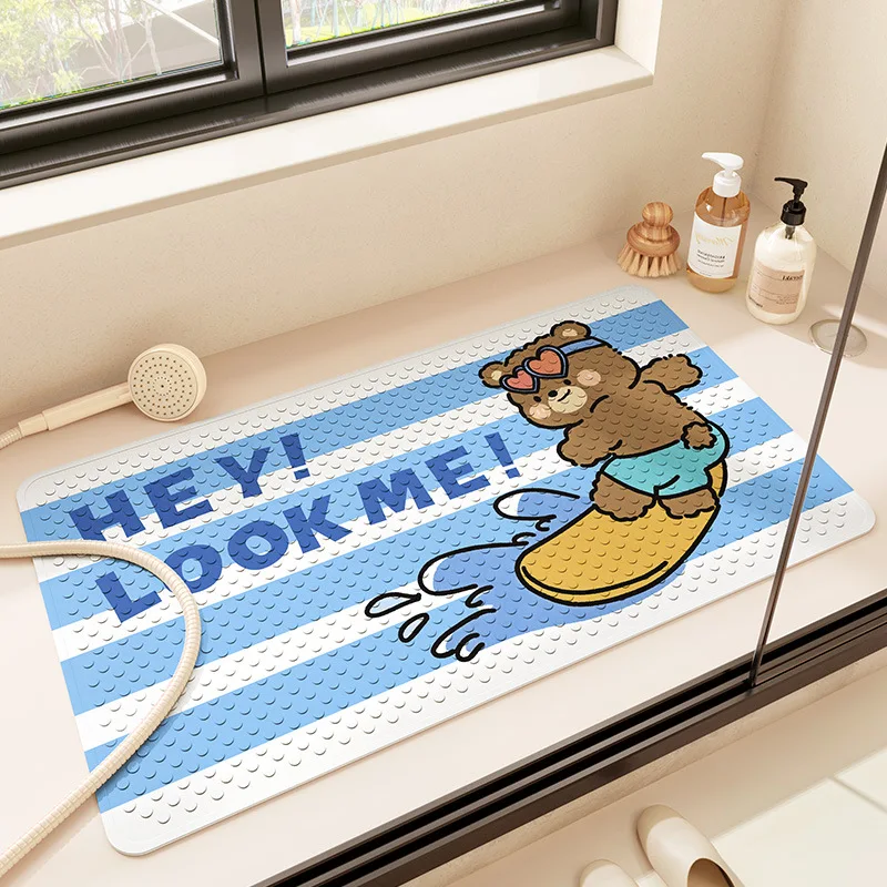Нескользящий коврик для ванной комнаты, водонепроницаемый, с защитой от падений
Нескользящий коврик для ванной комнаты, водонепроницаемый, с защитой от падений