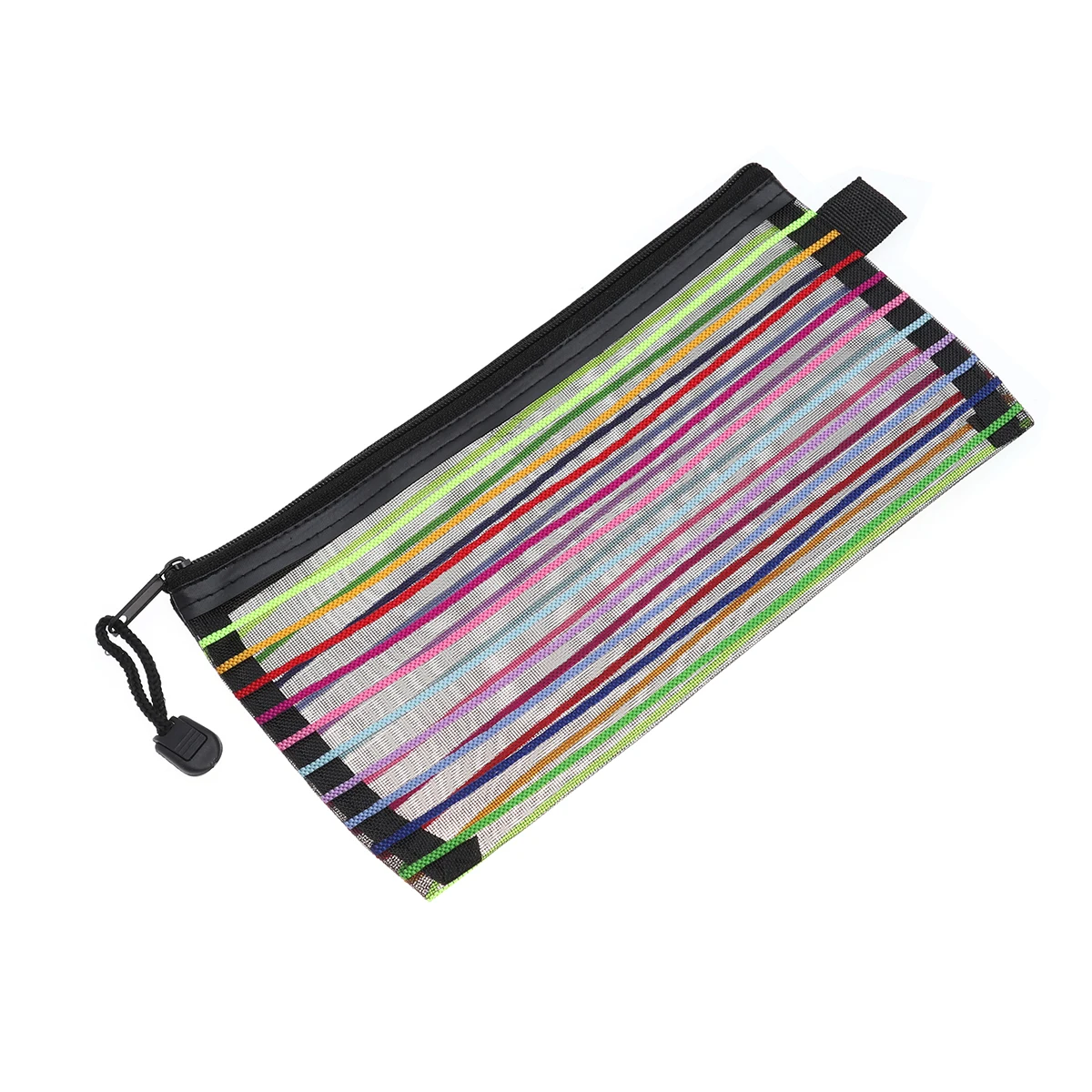 12pcs Mesh Pouch Zipper Nylon Lightweight Storage Pencil Case Travel Bag Colorful Stripes Student ganizer File
12pcs Mesh Pouch Zipper Nylon Lightweight Storage Pencil Case Travel Bag Colorful Stripes Student ganizer File