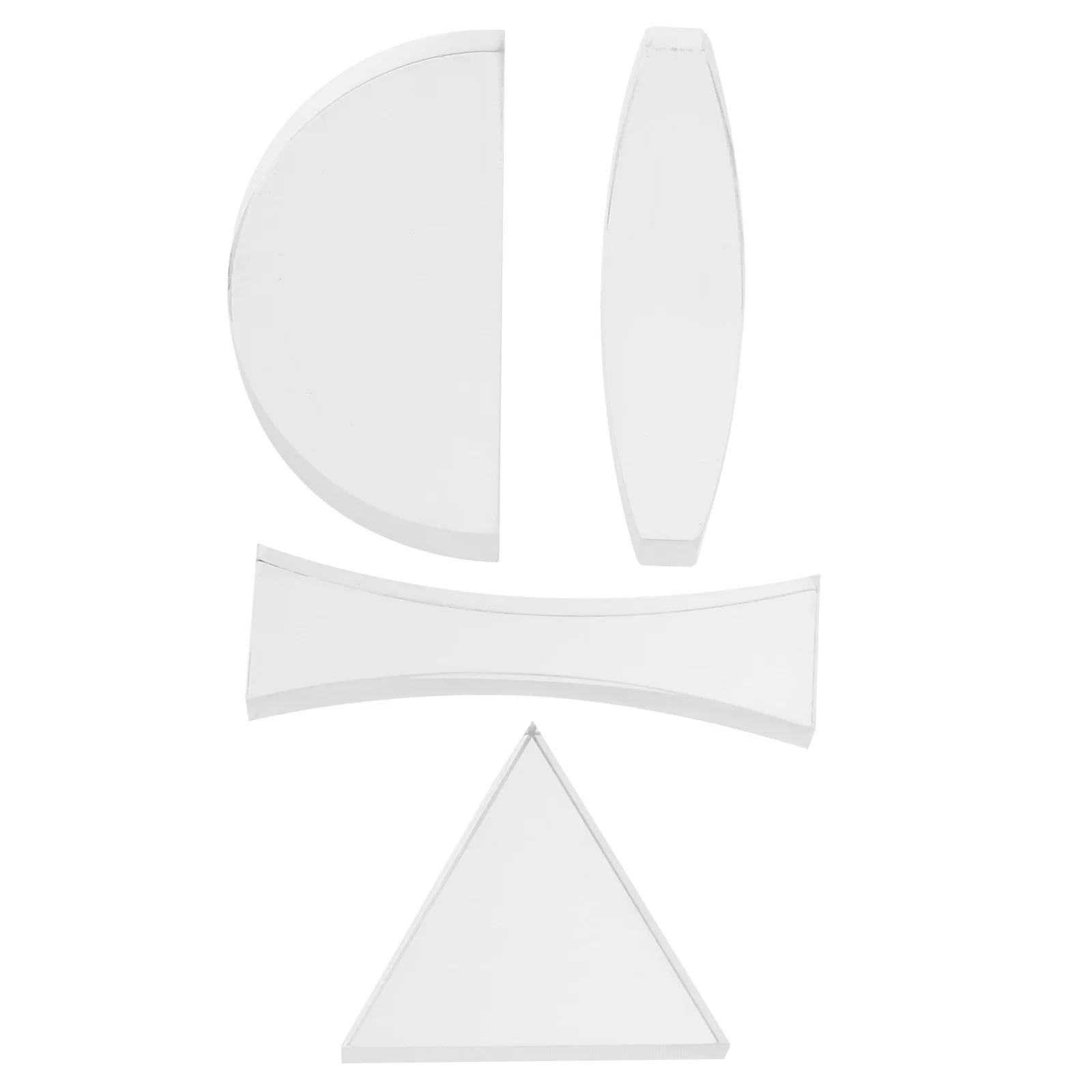 4Pcs Optical Acrylic Physics Lens Set Teaching Aids Basic Educational Models for Demonstrating Light Properties Convergence
4Pcs Optical Acrylic Physics Lens Set Teaching Aids Basic Educational Models for Demonstrating Light Properties Convergence