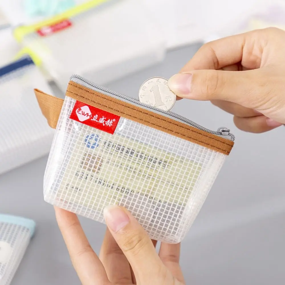 Grid Mini Zipper Coin Purse Lingge Waterproof Small Makeup Lipstick Bag Handbag Small Item Bag Transparent Storage Bag Children
Grid Mini Zipper Coin Purse Lingge Waterproof Small Makeup Lipstick Bag Handbag Small Item Bag Transparent Storage Bag Children