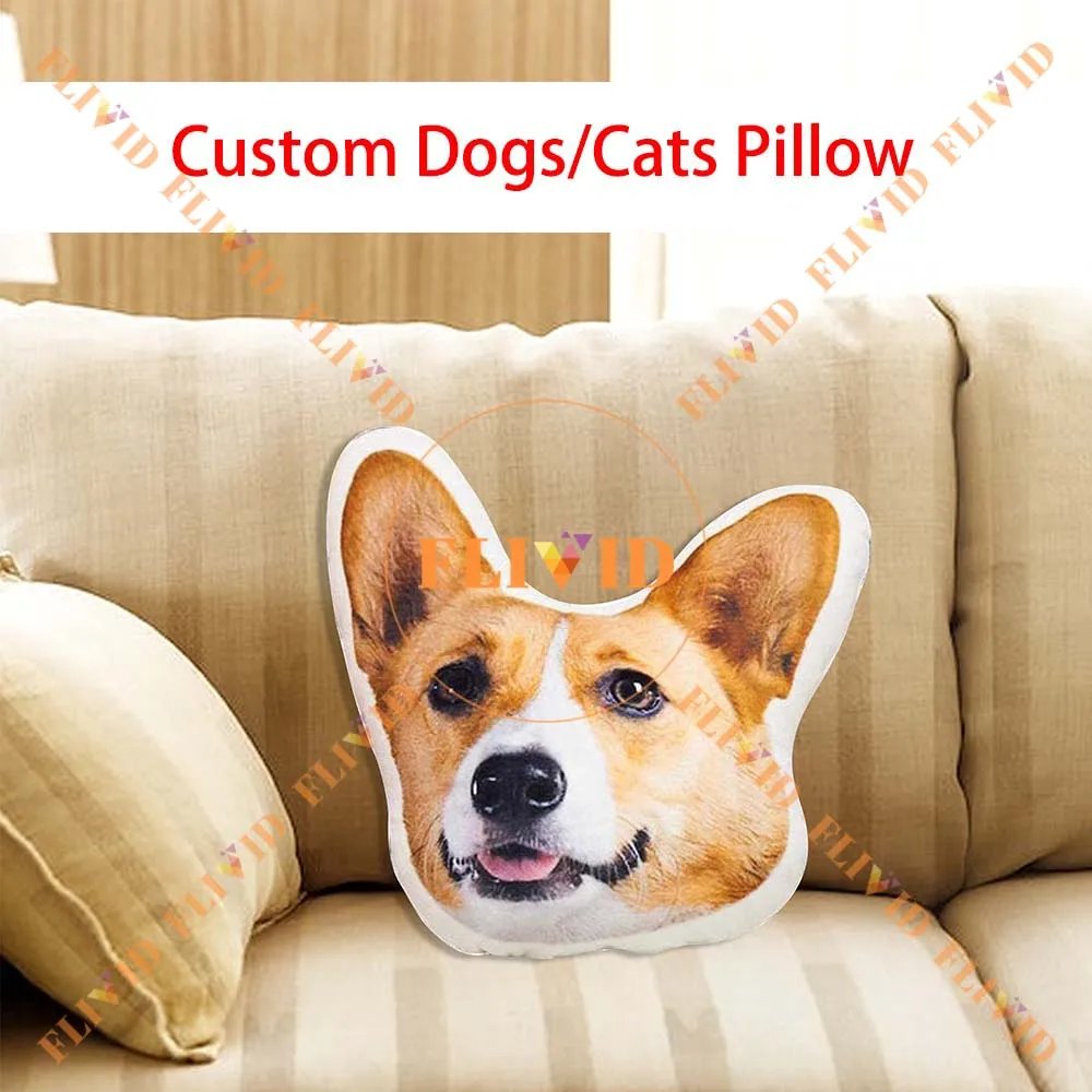 Customized 3D Pet Dog/Cat Face Head Photo Pillow ,Custom Dogs Cats Animal Shape Pillows,Personalized Animals Throw Pillow
Customized 3D Pet Dog/Cat Face Head Photo Pillow ,Custom Dogs Cats Animal Shape Pillows,Personalized Animals Throw Pillow