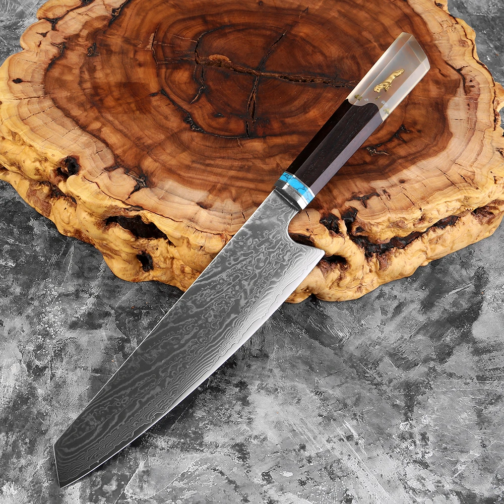 Damascus Kiritsuke Knife, 8-Inch Kiritsuke Chef Knife with VG10 Steel Core, Japanese Kitchen Knife - Razor Sharp Chef's Knife
Damascus Kiritsuke Knife, 8-Inch Kiritsuke Chef Knife with VG10 Steel Core, Japanese Kitchen Knife - Razor Sharp Chef's Knife