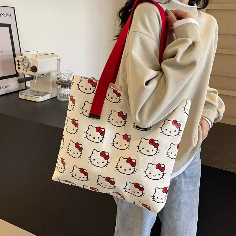 Sanrio hello kitty new shoulder bag girls tote shopping bag fashion student tutorial large capacity women's handbag
Sanrio hello kitty new shoulder bag girls tote shopping bag fashion student tutorial large capacity women's handbag