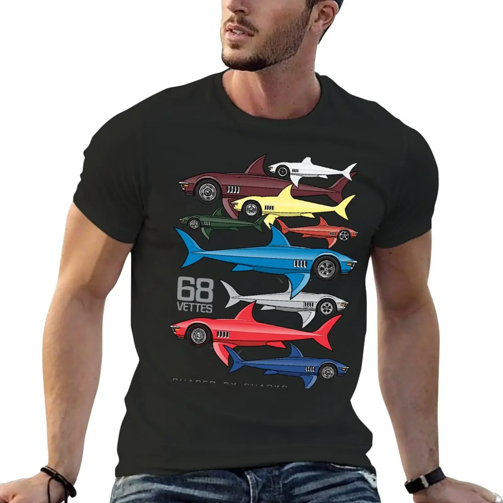 1968 Shaped By Sharks T-shirt graphics quick drying summer clothes mens graphic t-shirts
1968 Shaped By Sharks T-shirt graphics quick drying summer clothes mens graphic t-shirts
