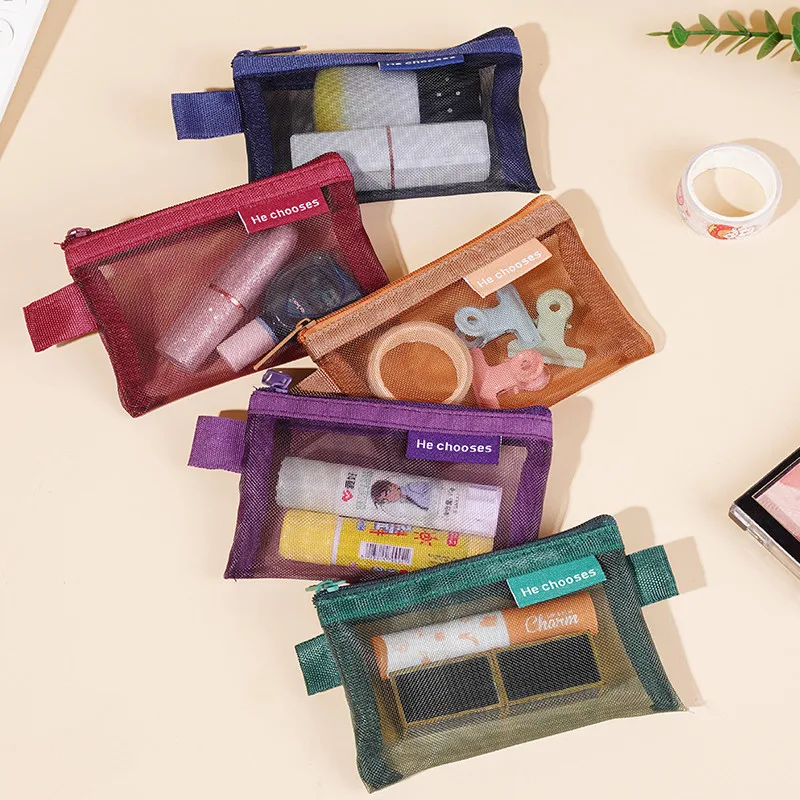 Mesh Zipper Storage Bags Square Nylon Coin Bag Bank Card Key Earphone Portable Pouch Cosmetic ID Credit Card Storage Tool
Mesh Zipper Storage Bags Square Nylon Coin Bag Bank Card Key Earphone Portable Pouch Cosmetic ID Credit Card Storage Tool