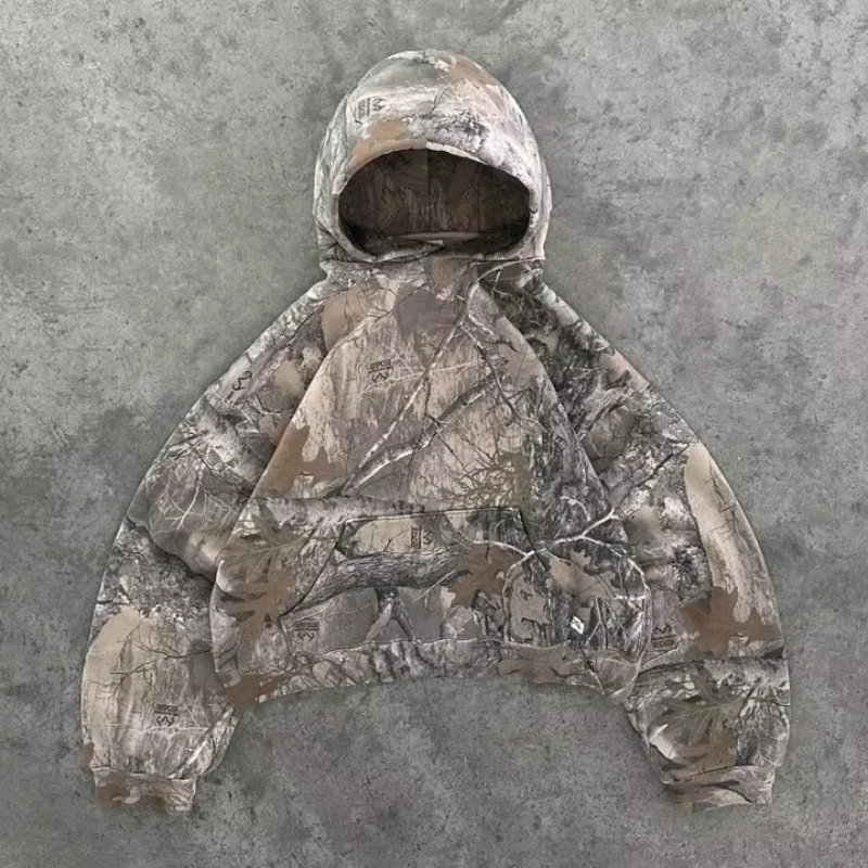 90s Retro High Street Oversized Camo Hoodies Y2K Clothes Men Printed Camouflage Pattern Pullover Sweatshirt Hoodie Tops
90s Retro High Street Oversized Camo Hoodies Y2K Clothes Men Printed Camouflage Pattern Pullover Sweatshirt Hoodie Tops