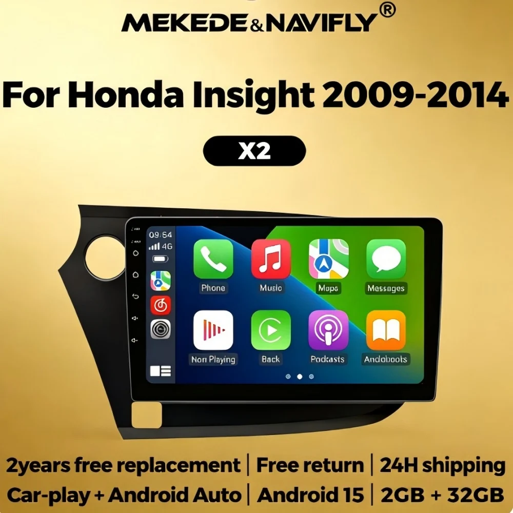 For Honda Insight 2 2009-2014 LHD Android 15 Autoradio Head Unit 2 Din Car Radio Stereo multimedia Player Car navigation display
For Honda Insight 2 2009-2014 LHD Android 15 Autoradio Head Unit 2 Din Car Radio Stereo multimedia Player Car navigation display