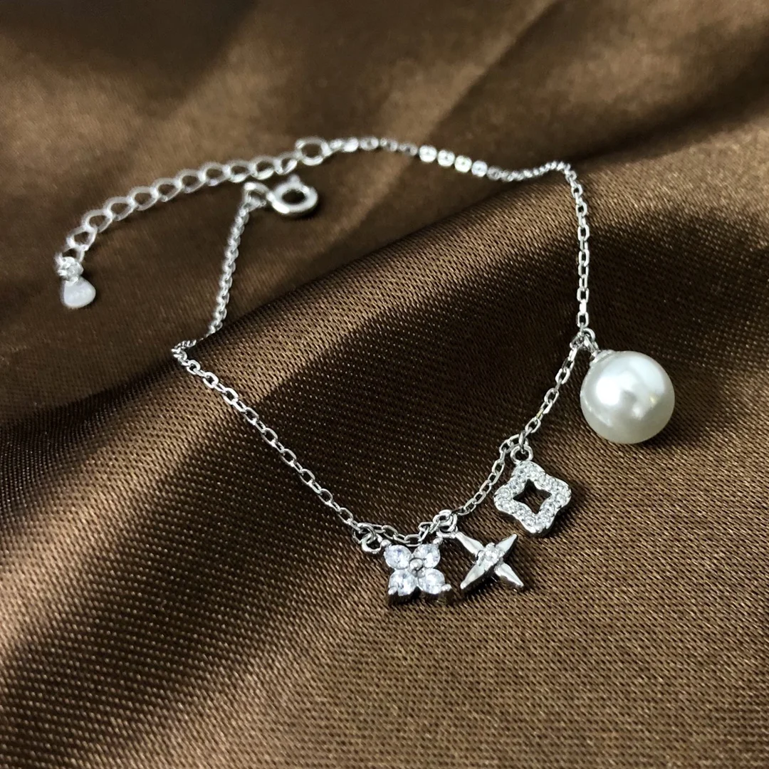 JY Solid 925 Sterling Silver Round 8-8.5mm Fresh Water White Pearls Bracelets for Women Fine Birthday's Presents
JY Solid 925 Sterling Silver Round 8-8.5mm Fresh Water White Pearls Bracelets for Women Fine Birthday's Presents