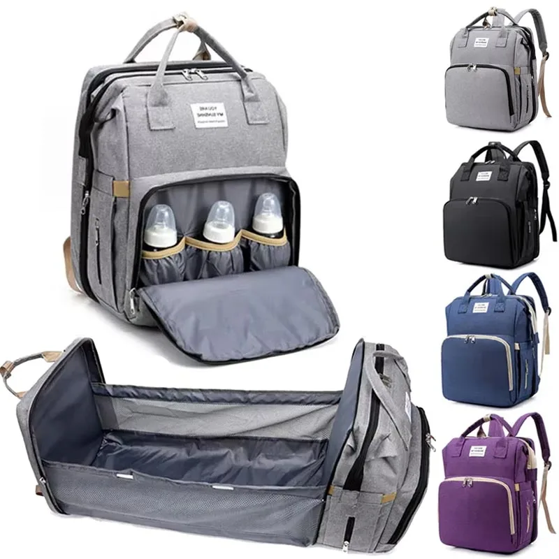 Mommy Diaper Bags Baby Bed Mother Large Capacity Nappy Milk Bottle Backpacks with Changing Mat Convenient Baby Nursing Bags
Mommy Diaper Bags Baby Bed Mother Large Capacity Nappy Milk Bottle Backpacks with Changing Mat Convenient Baby Nursing Bags