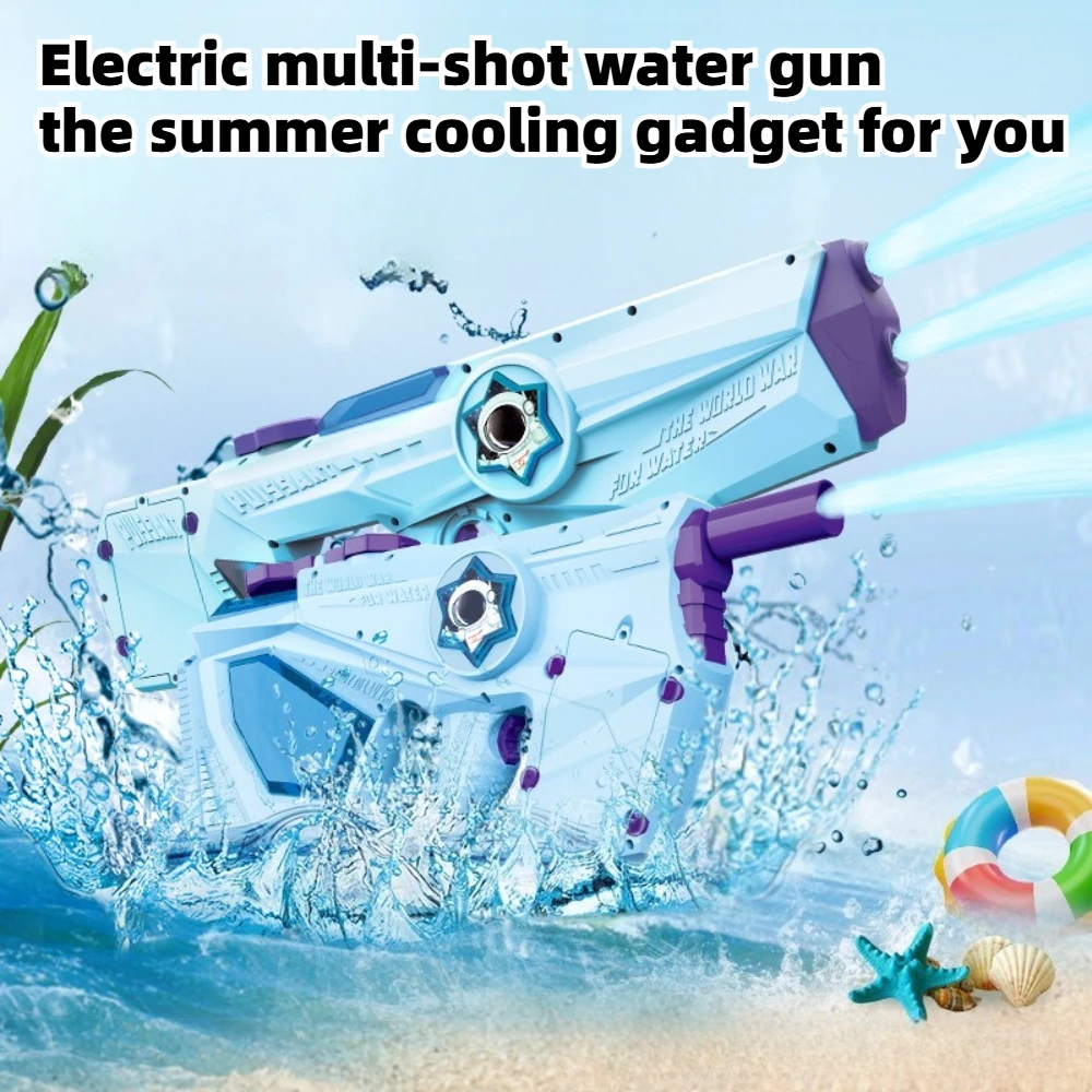 Electric Pulse Multi Shot Water Gun Toy Set with Large Capacity and Built in Firelight Outdoor Children's Toy Birthday Gift
Electric Pulse Multi Shot Water Gun Toy Set with Large Capacity and Built in Firelight Outdoor Children's Toy Birthday Gift