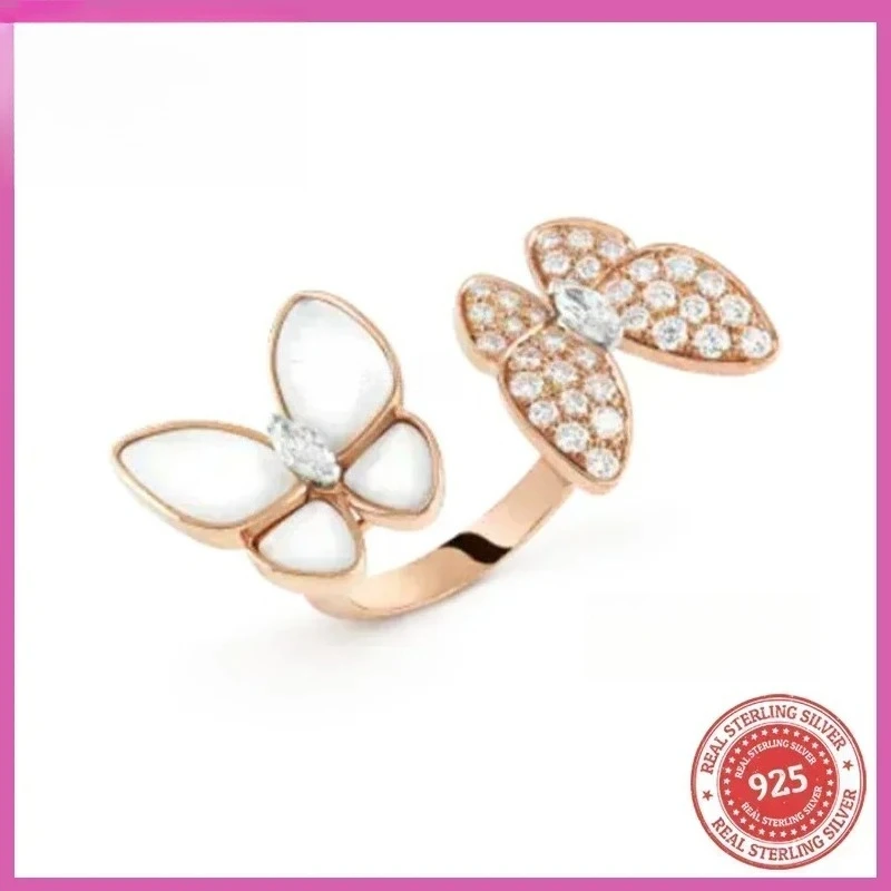 S925 Silver French Style Trifolium Ring - High-Quality Logo Jewelry, Classic & Romantic with a Touch of Vitality
S925 Silver French Style Trifolium Ring - High-Quality Logo Jewelry, Classic & Romantic with a Touch of Vitality