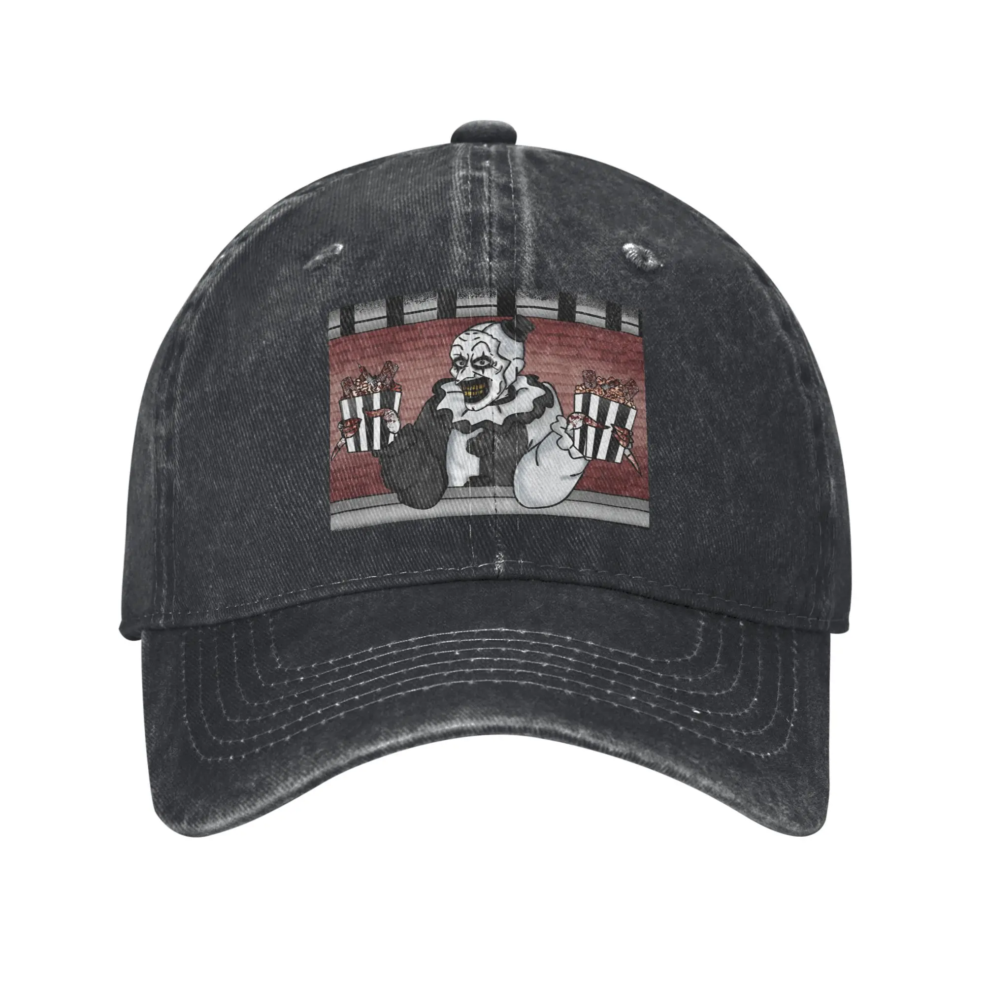 Clown café Terrifier Washed Baseball Cap y2k Cool Sun Trucker Hat Summer Men Women Tennis Skate Baseball Caps
Clown café Terrifier Washed Baseball Cap y2k Cool Sun Trucker Hat Summer Men Women Tennis Skate Baseball Caps