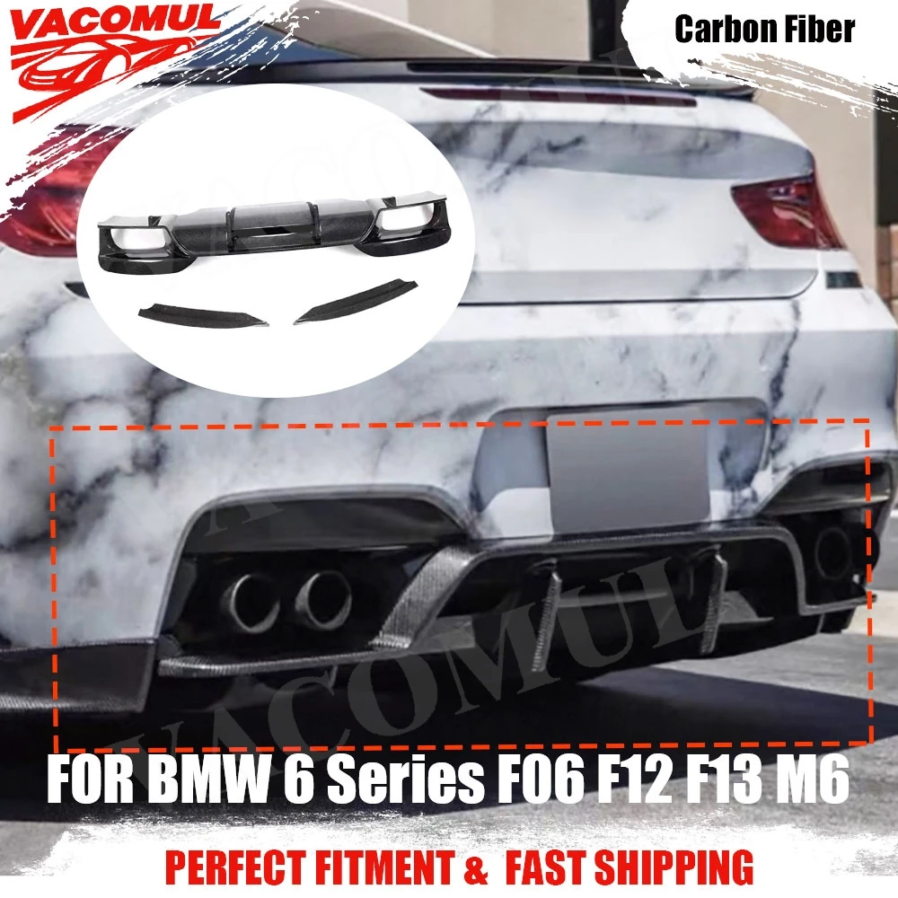 VACOMUL Carbon Fiber For BMW 6 Series F06 F12 F13 M6 2013-2019 Body Kit Accessories Rear Diffuser Splitters Decoration
VACOMUL Carbon Fiber For BMW 6 Series F06 F12 F13 M6 2013-2019 Body Kit Accessories Rear Diffuser Splitters Decoration