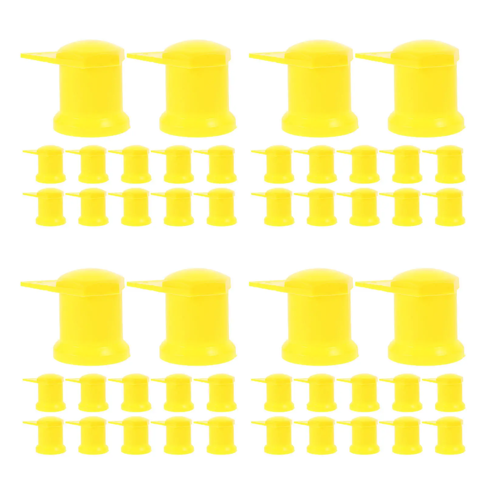 50Pcs Wheel Nut Indicator Bright Yellow Loose Lug Nut Cover Marker Easy Install Truck Tire Screw Cap Safety Check
50Pcs Wheel Nut Indicator Bright Yellow Loose Lug Nut Cover Marker Easy Install Truck Tire Screw Cap Safety Check