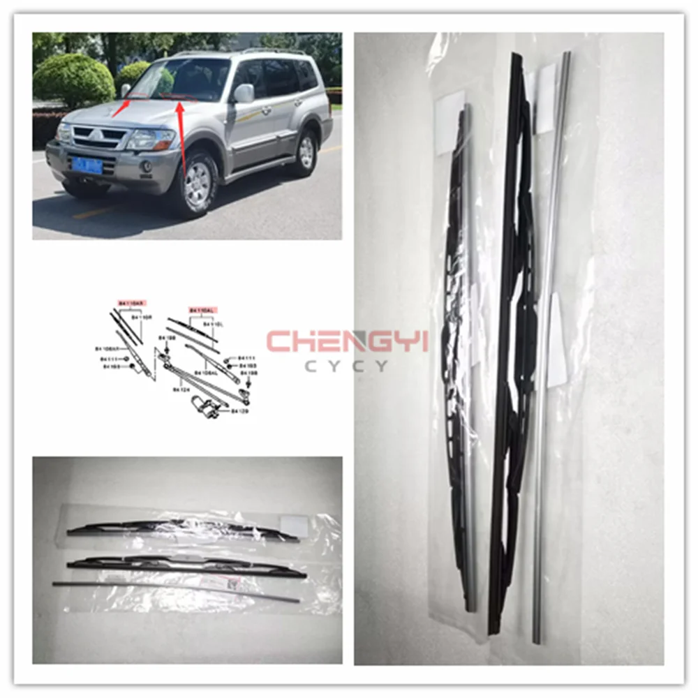 Front Windshield Wiper Blades For Pajero Montero V63W V65W V68W V73W V75W V77W V78W MZ690158 MR522387 8250A010 8250A011
Front Windshield Wiper Blades For Pajero Montero V63W V65W V68W V73W V75W V77W V78W MZ690158 MR522387 8250A010 8250A011