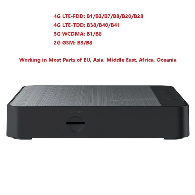 A43M 4G Wireless LTE Internet Router with Sim Card Slot Unlocked Mobile Hotspot Modem WiFi TypeC Port 300Mbps Wireless Lan
A43M 4G Wireless LTE Internet Router with Sim Card Slot Unlocked Mobile Hotspot Modem WiFi TypeC Port 300Mbps Wireless Lan