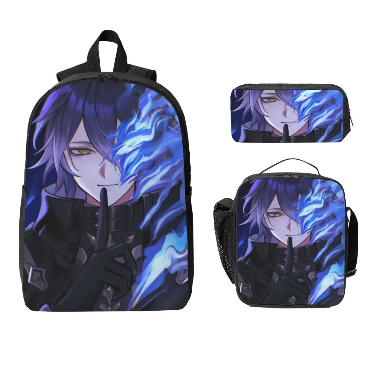 Game Role Flins Genshin Backpack Student BookBag School Bag Laptop Shoulder Bags 3ps Insulated Lunch Bag Pencil Case
Game Role Flins Genshin Backpack Student BookBag School Bag Laptop Shoulder Bags 3ps Insulated Lunch Bag Pencil Case