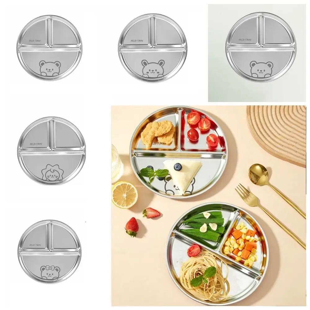 Anti-fall Stainless Steel Divided Tray Anti-deformed Animals Pattern Baby Rice Plates Simple Children's Dividing Plates Kid
Anti-fall Stainless Steel Divided Tray Anti-deformed Animals Pattern Baby Rice Plates Simple Children's Dividing Plates Kid