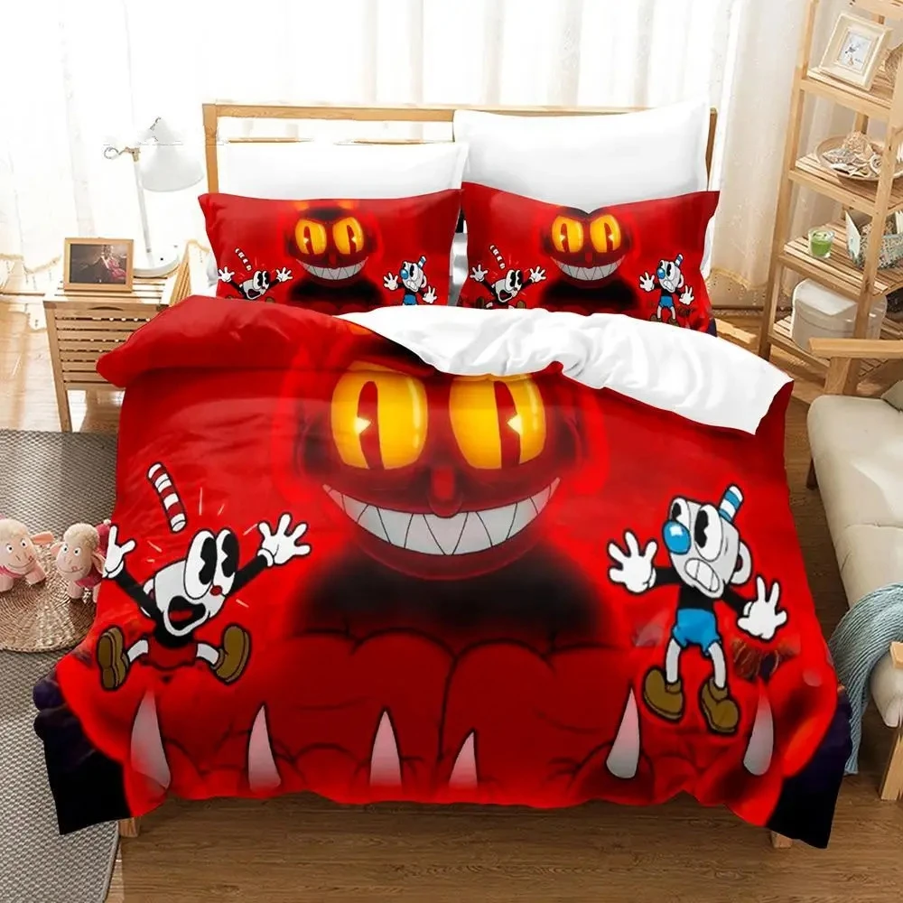 3PCS Single-sided Cup head Printed Comforter Bedding Sets Comfortable Bedspreads Comforter Duvet King Bedding Set Birthday Gift
3PCS Single-sided Cup head Printed Comforter Bedding Sets Comfortable Bedspreads Comforter Duvet King Bedding Set Birthday Gift