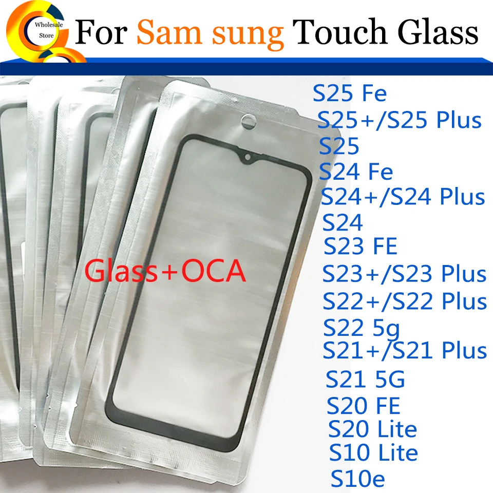 10 шт.\лот переднее стекло ЖК-дисплея для Samsung Galaxy S10e S10Lite S20 S21 S22 S23 S24 FE Plus 5G S20Lite стекло сенсорного экрана для S25 Plus
10 шт.\лот переднее стекло ЖК-дисплея для Samsung Galaxy S10e S10Lite S20 S21 S22 S23 S24 FE Plus 5G S20Lite стекло сенсорного экрана для S25 Plus