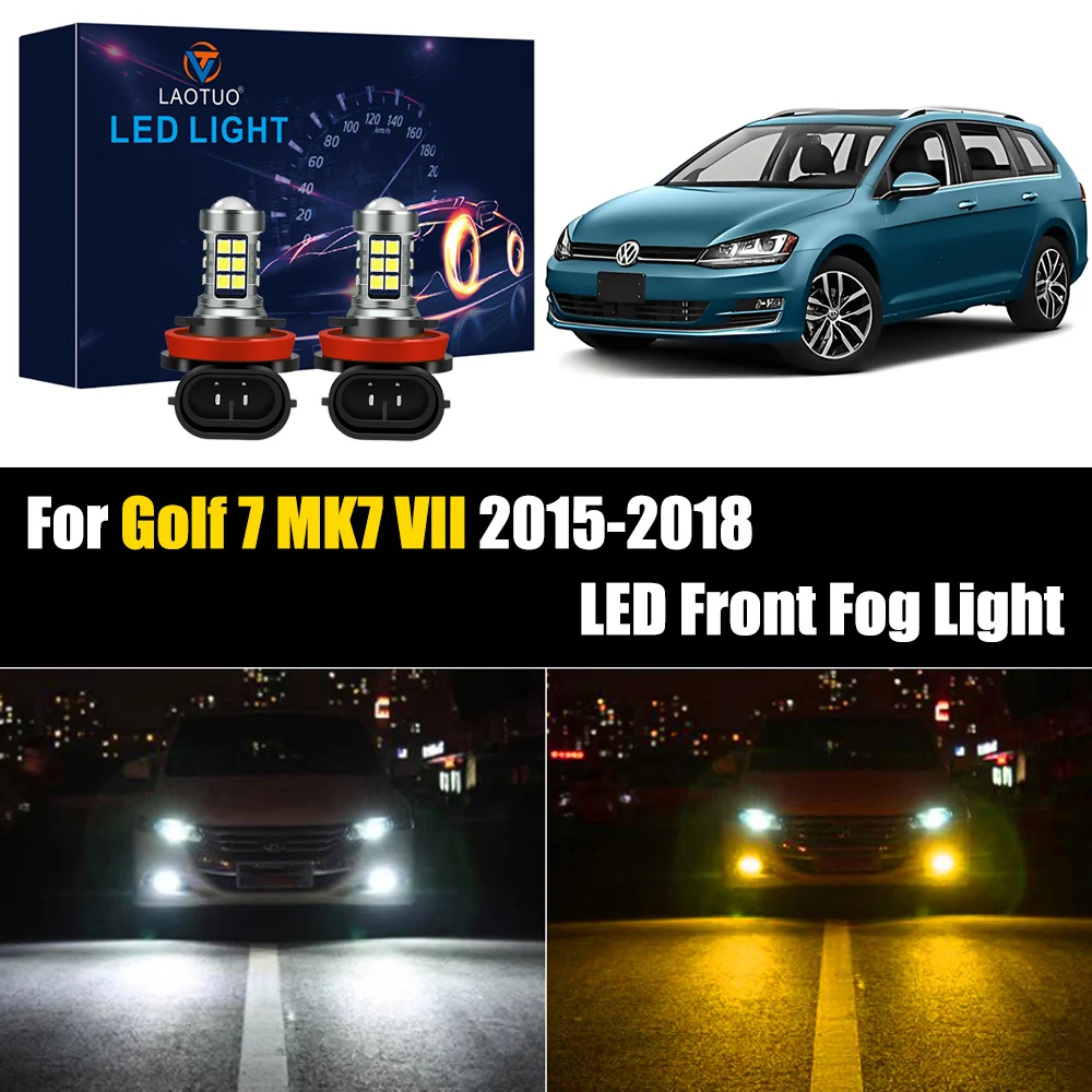 2pcs LED Car Front Fog Light Bulb For Volkswagen Golf 7 MK7 VII 2015 2016 2017 2018 Auto Lamps accessories
2pcs LED Car Front Fog Light Bulb For Volkswagen Golf 7 MK7 VII 2015 2016 2017 2018 Auto Lamps accessories
