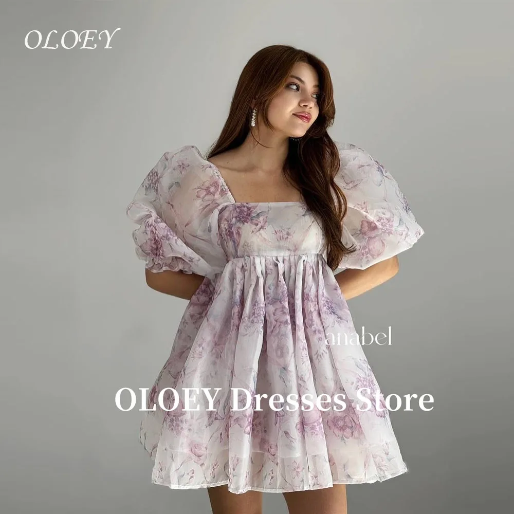 OLOEY Printed Prom Party Dresses Formal Square Neck Puff Short Sleeves Mini Evening Gowns Birthday Formal Event Customized
OLOEY Printed Prom Party Dresses Formal Square Neck Puff Short Sleeves Mini Evening Gowns Birthday Formal Event Customized