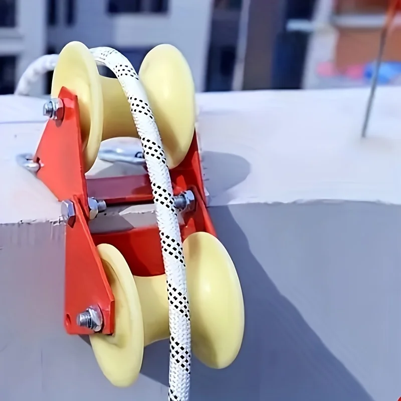 Multifunctional Folding Manual Pulley Durable Metal Frame Labor Saving Rope Tightener for Construction Aerial Work DIY Project
Multifunctional Folding Manual Pulley Durable Metal Frame Labor Saving Rope Tightener for Construction Aerial Work DIY Project