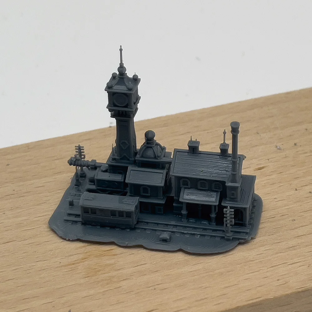 RHMG 1/- Железнодорожная станция 2, 3D печатная архитектурная модель, декор, миниатюрное здание для настольного орнамента
RHMG 1/- Железнодорожная станция 2, 3D печатная архитектурная модель, декор, миниатюрное здание для настольного орнамента