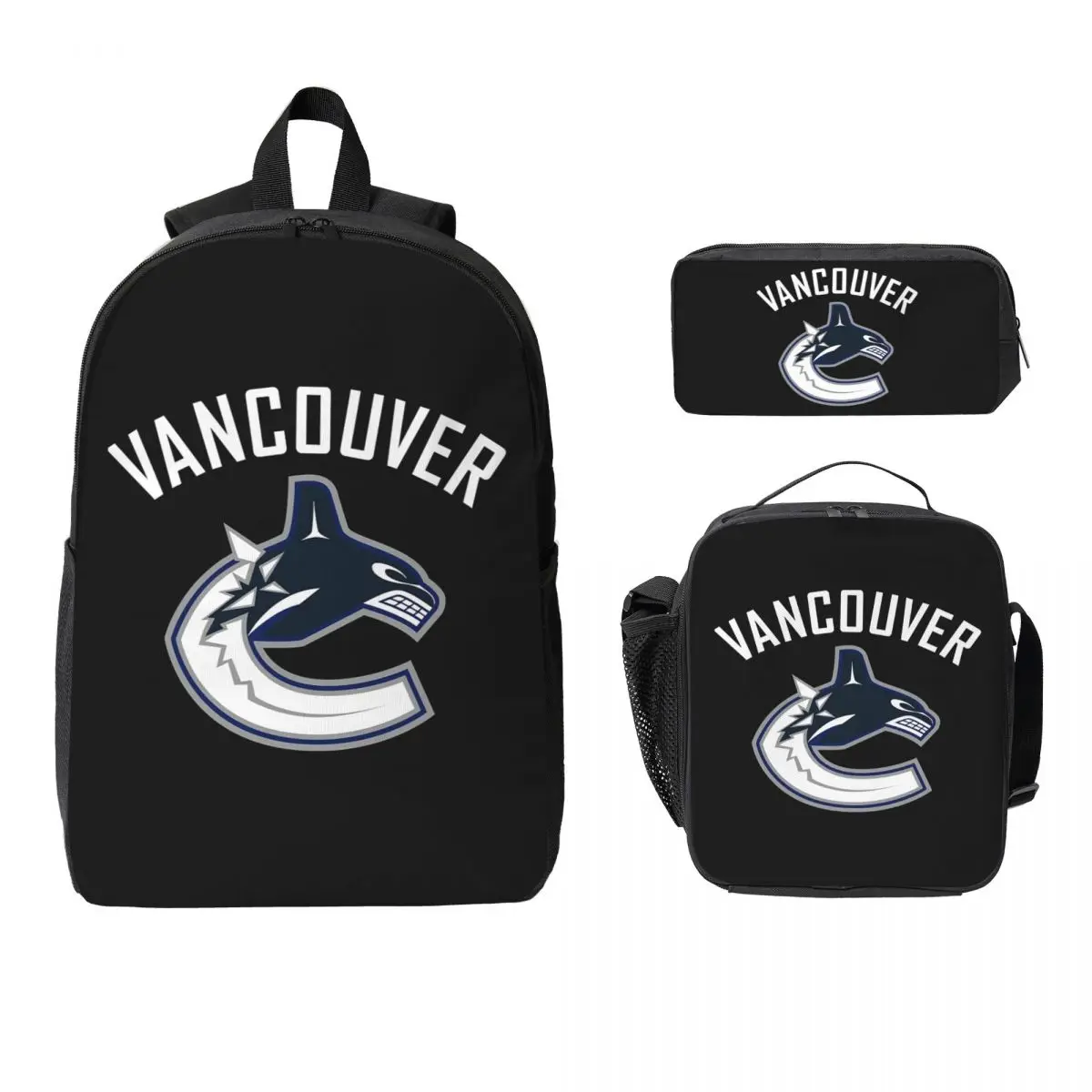 Vancouver Hockey Canucks Essential Active Backpack BookBag School Bag Laptop Shoulder Bags 3ps Insulated Lunch Bag Pencil Case
Vancouver Hockey Canucks Essential Active Backpack BookBag School Bag Laptop Shoulder Bags 3ps Insulated Lunch Bag Pencil Case