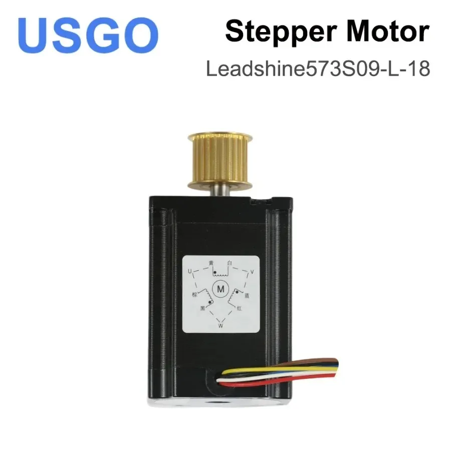 USGO Leadshine 573S09-L-18 3-фазный шаговый двигатель для NEMA23 3,5A, длина 50 мм (1,97 дюйма), вал 6,35 мм (0,25 дюйма)
USGO Leadshine 573S09-L-18 3-фазный шаговый двигатель для NEMA23 3,5A, длина 50 мм (1,97 дюйма), вал 6,35 мм (0,25 дюйма)