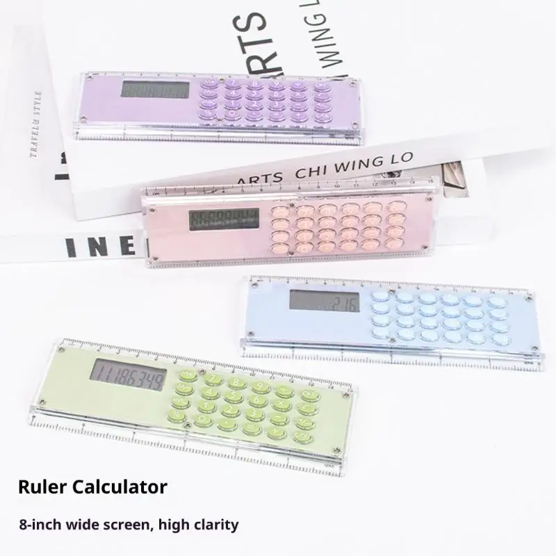 Двусторонняя линейка 15 см со встроенным калькулятором, эргономичная для домашних офисных задач D2RC
Двусторонняя линейка 15 см со встроенным калькулятором, эргономичная для домашних офисных задач D2RC