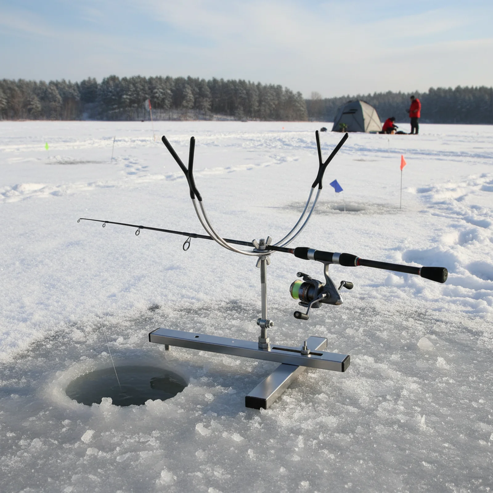 Multifunction Stainless Steel Ice Fishing Rod Holder Anti Slip Adjustable Bracket Stand for Outdoor Bank Fishing
Multifunction Stainless Steel Ice Fishing Rod Holder Anti Slip Adjustable Bracket Stand for Outdoor Bank Fishing
