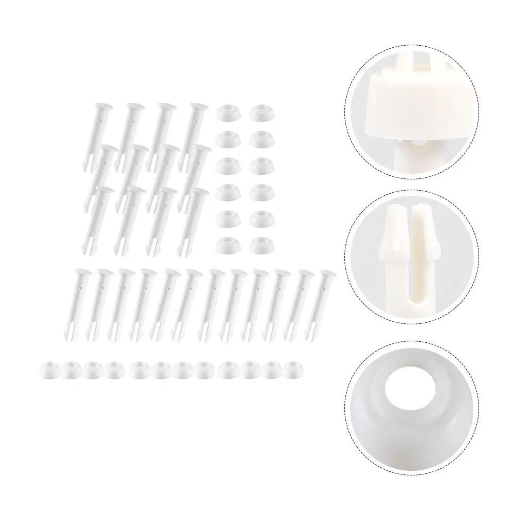 24 Pcs Plug above Ground Pool Supplies Plastic Connector with Adapter White for Frames Clip
24 Pcs Plug above Ground Pool Supplies Plastic Connector with Adapter White for Frames Clip