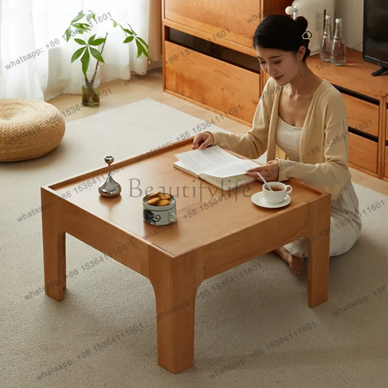 Square Japanese Style Coffee Table Vintage Living Room Modern Minimalist Coffee Table
Square Japanese Style Coffee Table Vintage Living Room Modern Minimalist Coffee Table