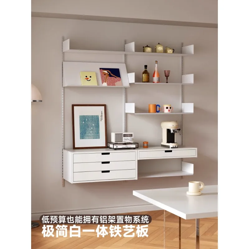 For living room wall storage rack open laminate dining side bookshelf display rack Aluminum rack wall hanging shelf
For living room wall storage rack open laminate dining side bookshelf display rack Aluminum rack wall hanging shelf