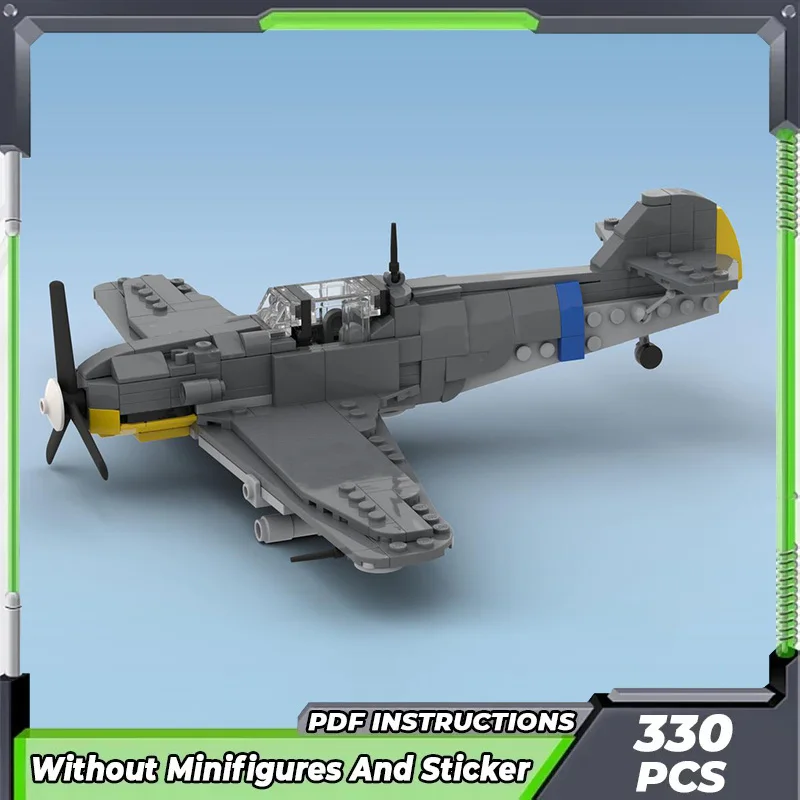 Moc Building Bricks Military Model WW2 Bf109 G-6 Fighter Technology Modular Blocks Gifts Toys For Children DIY Sets Assembly
Moc Building Bricks Military Model WW2 Bf109 G-6 Fighter Technology Modular Blocks Gifts Toys For Children DIY Sets Assembly