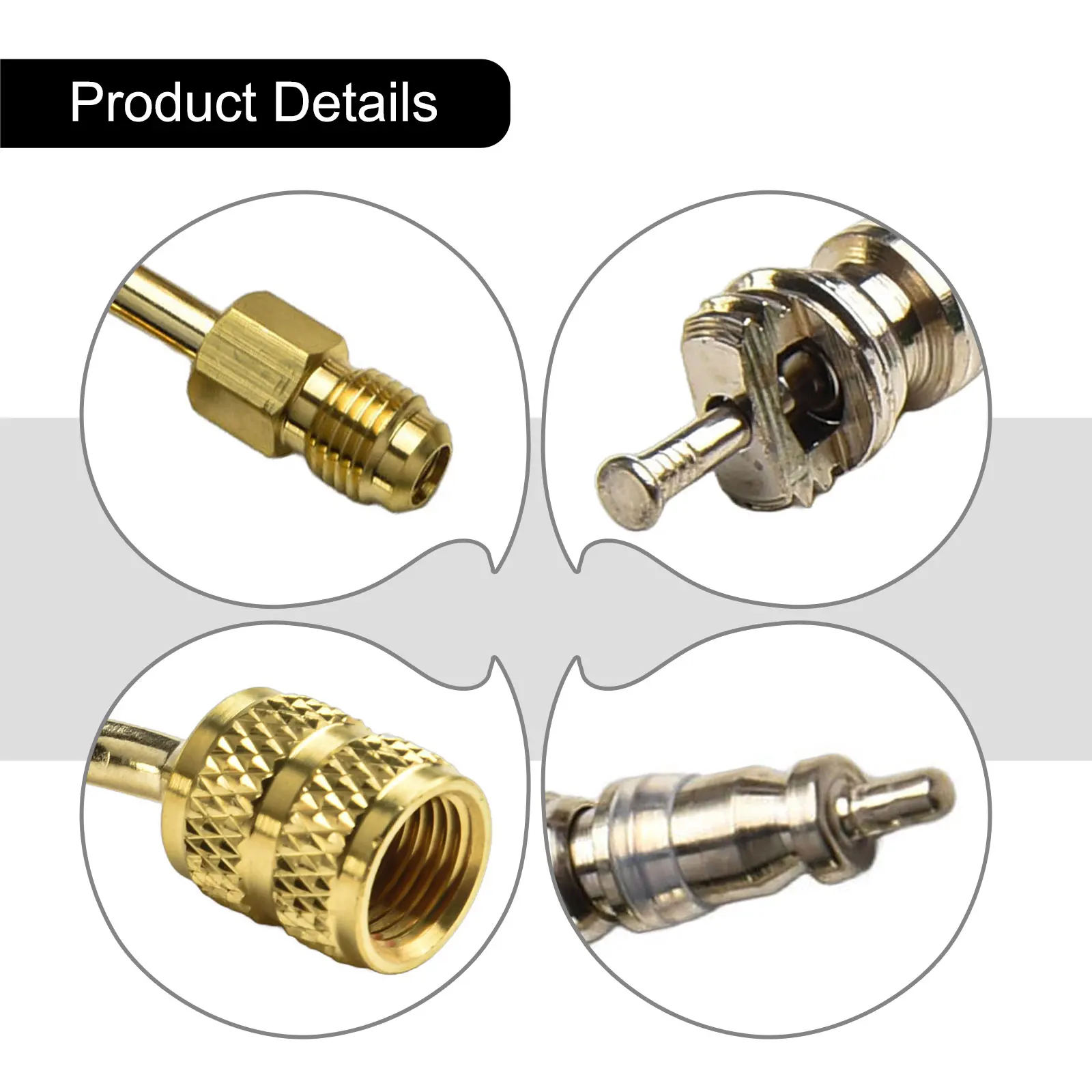 Air Conditioner R410a Adapter Valve Core Remover Kit with Brass Quick Connect Adapter and Valve Core Tools for Split HVAC
Air Conditioner R410a Adapter Valve Core Remover Kit with Brass Quick Connect Adapter and Valve Core Tools for Split HVAC
