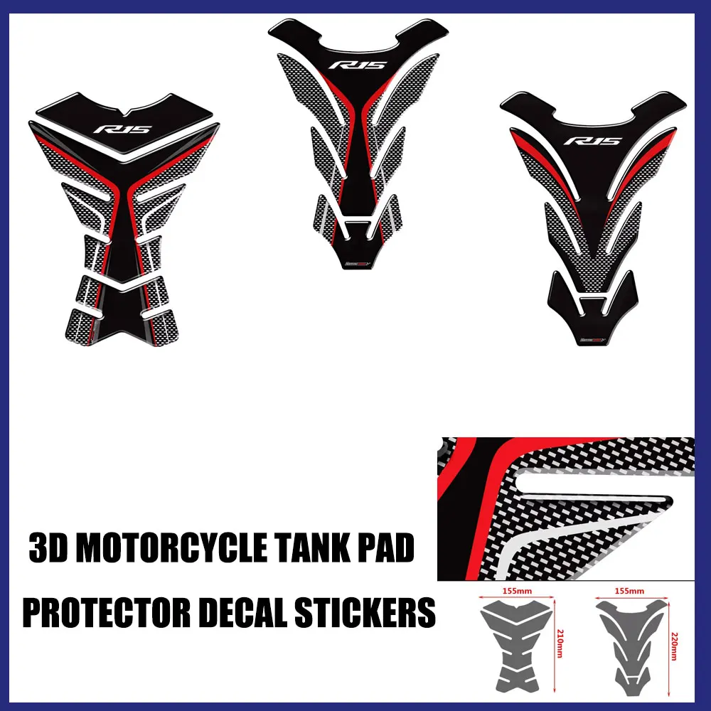 Motorcycle accessories For Yamaha R15 YZF-R15 Tankpad 3D Motorcycle Gas Tank Pad Protector Decal motorcycle sticker
Motorcycle accessories For Yamaha R15 YZF-R15 Tankpad 3D Motorcycle Gas Tank Pad Protector Decal motorcycle sticker