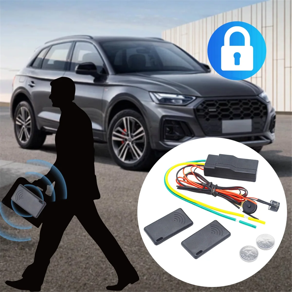 Wireless Car Locking Device 12V Car Immobilizer Anti-Hijacking 2.4GHz RFID Wireless Car
Wireless Car Locking Device 12V Car Immobilizer Anti-Hijacking 2.4GHz RFID Wireless Car