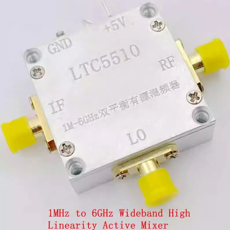 LTC5510 1M to 6GHz High Linearity Active Mixer with Input 6G and Output Balun
LTC5510 1M to 6GHz High Linearity Active Mixer with Input 6G and Output Balun
