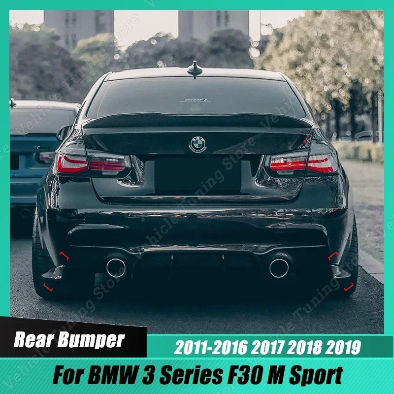 Car Rear Bumper Diffuser Side Splitters Body Kits Tuning Gloss Black ABS For BMW 3 Series F30 M Sport 2011-2016 2017 2018 2019
Car Rear Bumper Diffuser Side Splitters Body Kits Tuning Gloss Black ABS For BMW 3 Series F30 M Sport 2011-2016 2017 2018 2019