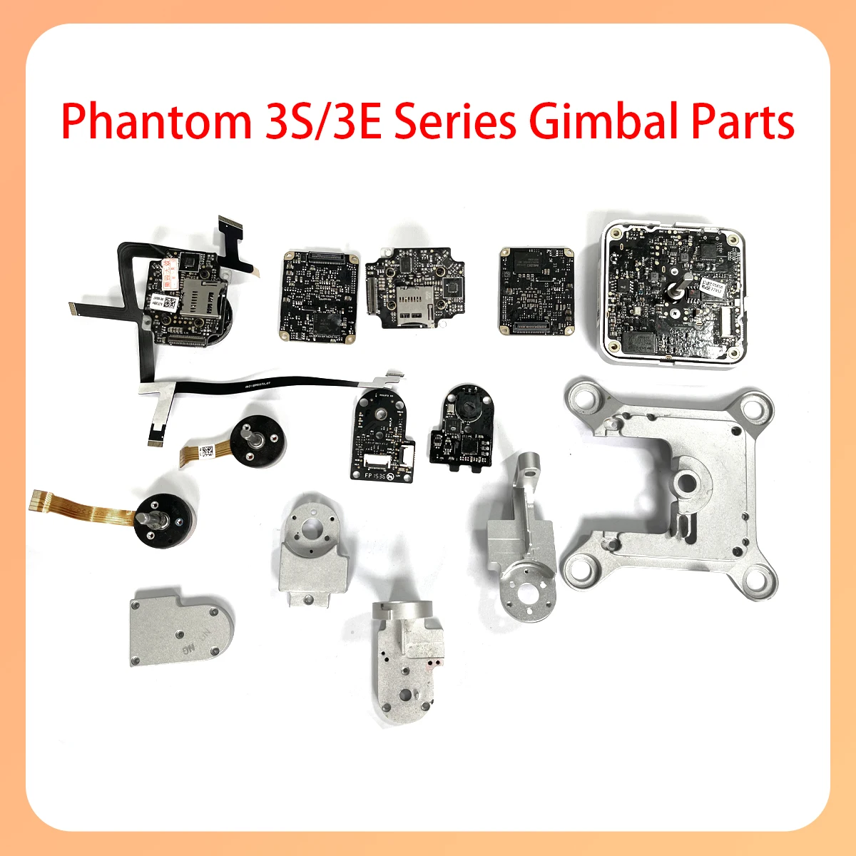 Original second-hand phantom 3s se advanced gimbal YPR motor gimbal motherboard cover with scratches suitable for DJI phantom 3
Original second-hand phantom 3s se advanced gimbal YPR motor gimbal motherboard cover with scratches suitable for DJI phantom 3